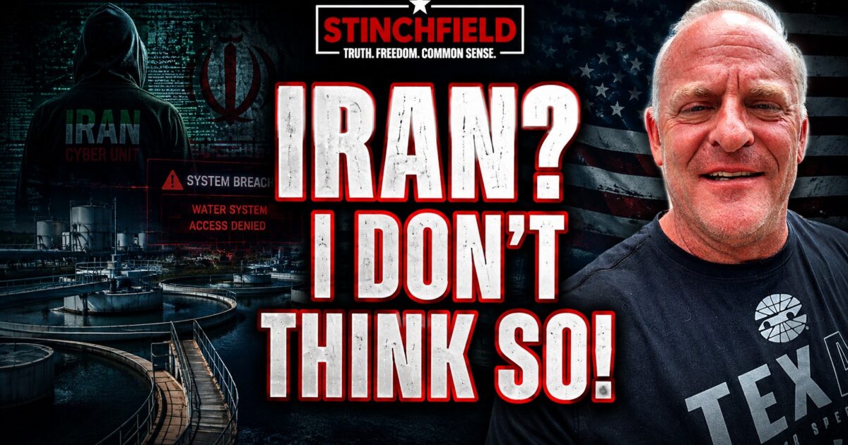 Stinchfield: “No Way Iran is Behind the Water System Cyber Attacks!” (VIDEO)