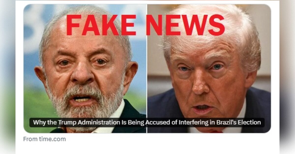Dirty TIME Magazine Pushes Filthy Attack Against Trump Interfering in Brazil – But Leaves Out the Real Story!